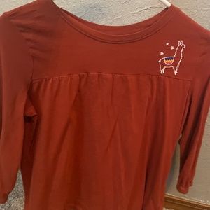 Old navy cute llama shirt